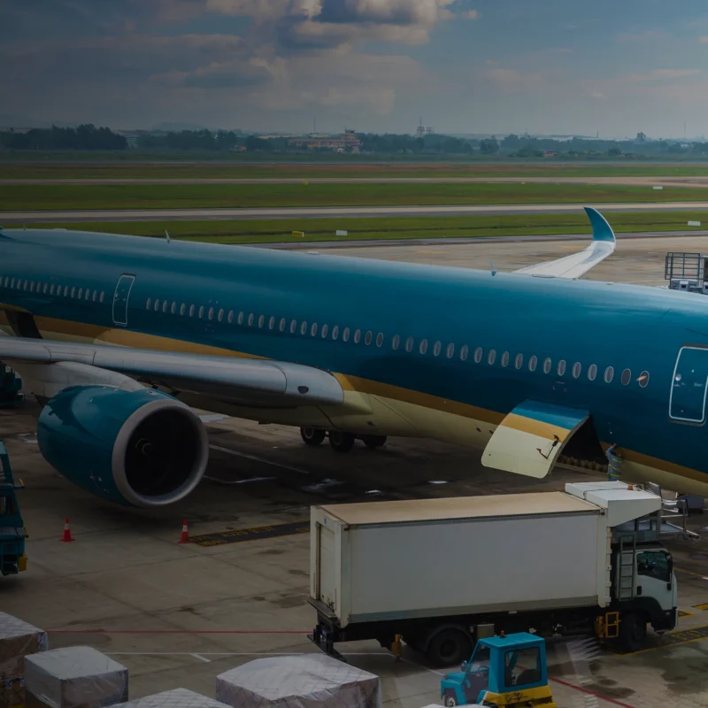 sky blue plane image